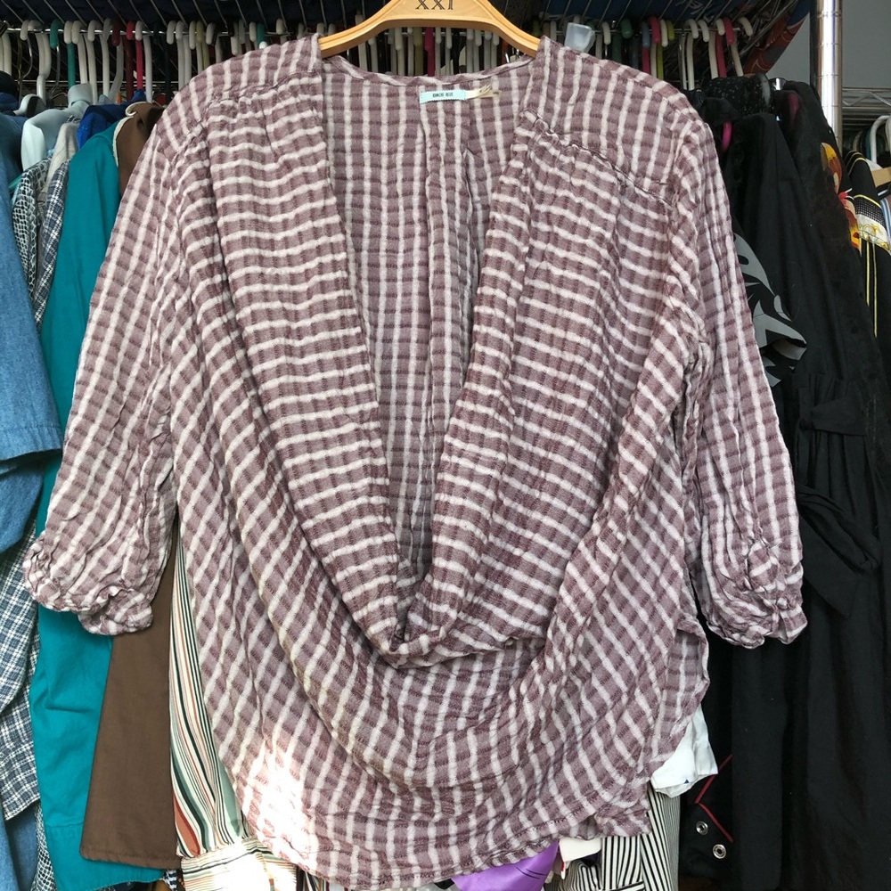 Cute plaid Kimchi Blue/ Urban Outfitters top